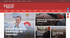 Desktop Screenshot of gazeteuzay.com